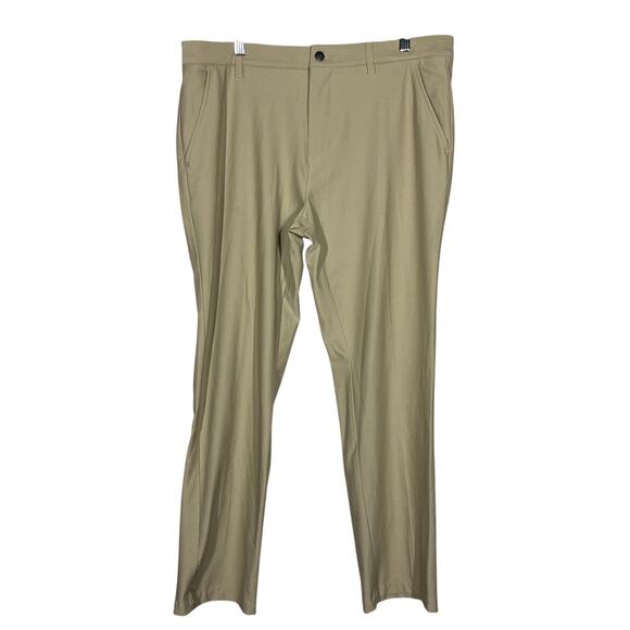 Adidas Golf Pants Casual Sport Office Athletic Khaki Stretch - 36x32 - Picture 1 of 7